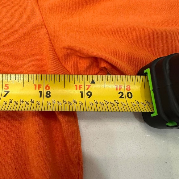 NWT Sinsay Shirt Mens S Orange Flowers Embroidered Summer Vibes Tee - Picture 4 of 5